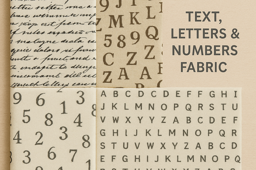 Text, Letters & Numbers